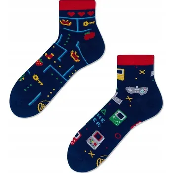 Pánské ponožky Many Mornings Ponožky Game Over Quarter vícebarevné, velikost 39-42