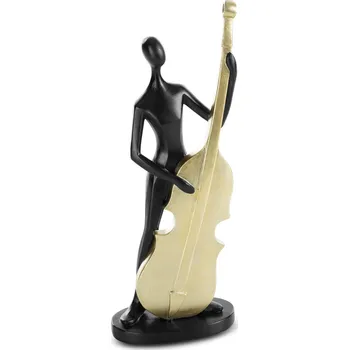 Váza DEKORAČNÍ SOŠKA RICO 12X7X31 CM ČERNÁ