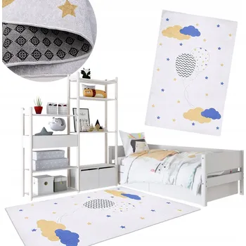 Koberec Dětský koberec/omyvatelná podložka 80x150 Lavo #2031 Barevná podložka pro děti