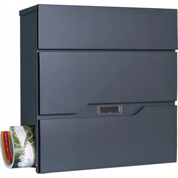 Poštovní schránka Poštovní schránka Gockowiak s držákem na noviny, šedá