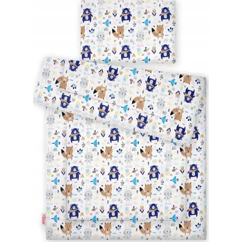 Povlečení Sada povlečení s výplní 135x100 cm - medvídci, tmavě modrá