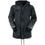 Zimní bunda Rock z Rock Rebel by EMP - Vintage Parka With Teddyhood - Muži - šedá