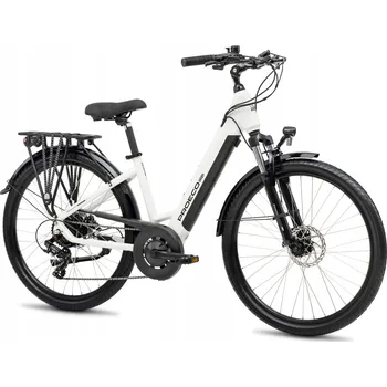 Elektrokolo Elektrokolo (do 250 W) Romet Proeco Wave AN 1.0, rám 16 palců, hliníkový, kolo 26", bílé, 250 W