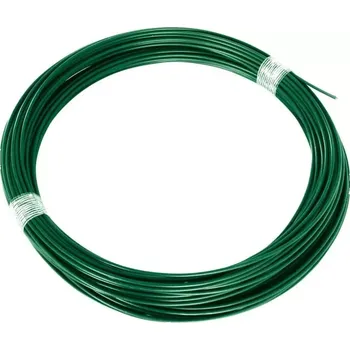 Příslušenství pro plot Drát napínací Zn + PVC 78m, 2,25/3,40, zelený (zelený štítek) 3Kg Naší Montáží (MONTÁŽ A MATERIÁL K MONTÁŽI )