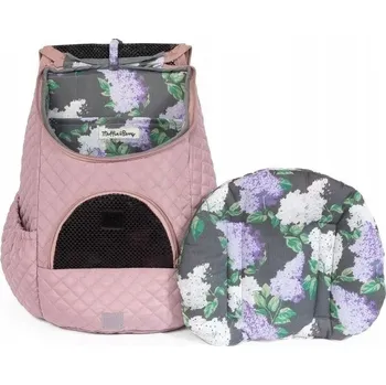 Taška pro psa a kočku Přepravní taška látková Muffin&Berry růžová S 29 cm x 32 cm x 24 cm