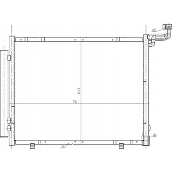 Výparník klimatizace Hart 645 274 Kondenzátor klimatizace