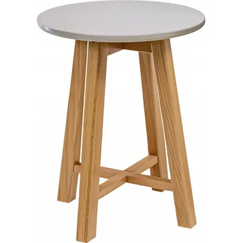 Konferenční stolek Konferenční stolek POSNORD kulatý 35 x 35 x 45 cm, béžové odstíny