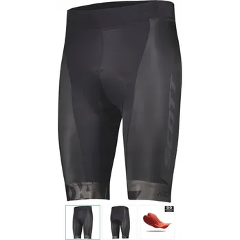 Pánské kraťasy KRAŤASY KRÁTKÉ KALHOTY SCOTT RC TEAM++ ČERNO-ŠEDÉ XXL