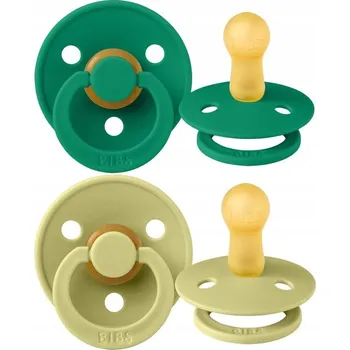 dudlíky Kulatý gumový Dudlík Bibs 6 měsíců +