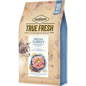Krmivo pro kočku CARNILOVE Cat True Fresh Turkey suché krmivo pro kočky 4,8 kg