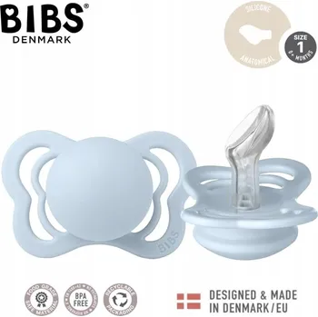 dudlíky Dudlík Bibs kulatý silikon 0+