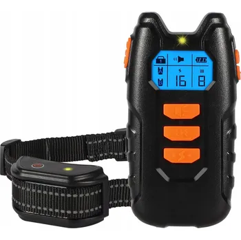 Obojek pro psa ELEKTRICKÝ VÝCVIKOVÝ OBOJEK PRO PSA S DÁLKOVÝM OVLÁDÁNÍM VODĚODOLNÝ DOSAH 300 M