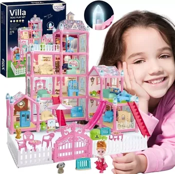 Domeček pro panenku Woopie domeček pro panenky s osvětlením a příslušenstvím