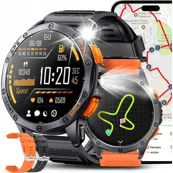 Hodinky Pánské hodinky Chytré Hodinky Rubicon F47 se 2 řemínky a GPS kompasem