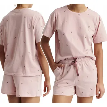 Dámské noční prádlo Atlantic dámské pyžamo bavlna růžové velikost S