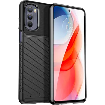 Pouzdro na mobilní telefon Hurtel Flexibilní obrněný kryt Thunder Case pro Motorola Moto G Stylus 2022, černý
