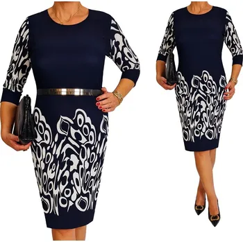 Dámské šaty Šaty elegantní svatební hostina společenská událost módní 40 42 44 46 48 50 52 54 56