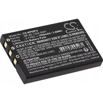 Baterie CS-NP60FU pro Ricoh DB-40
