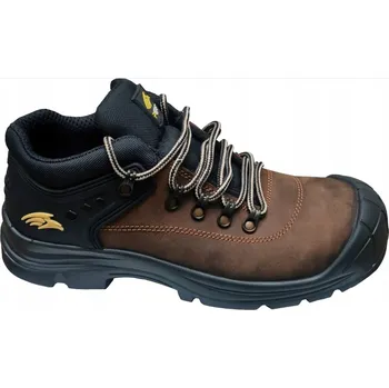Pracovní oblečení Pánské pracovní boty BOZP Pracovní polobotky s ocelovou špičkou, kožené Perf Hiker S3, velikost 46