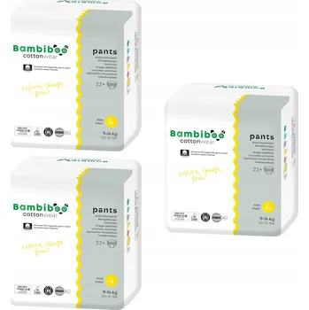 Plenkové kalhoty Plenkové Kalhotky Bambiboo Cottonwear velikost 4 22 ks