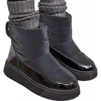 Dámská zimní obuv ČERNÉ DÁMSKÉ SNĚHULE MADERTA 38