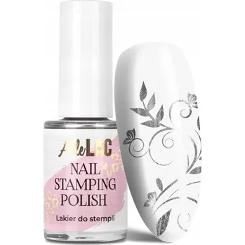 Lak na nehty Lak na razítka a stamping AlleLac Nail Stamping Polish stříbrný 7ml