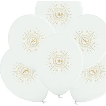 Balónek Balónky velké pro První svaté přijímání IHS 50 ks 36 cm