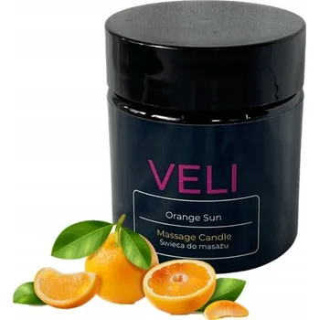 Svíčka Masážní svíčka: Sluneční pomeranč" 80 ml