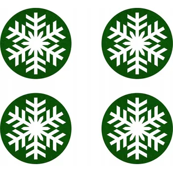 Obraz Kulatý plst podložka 10 x 10 cm