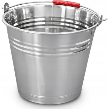 Obraz KYBLÍK OCELOVÝ kovový s rukojetí hospodářský průmyslový zahradní 10L