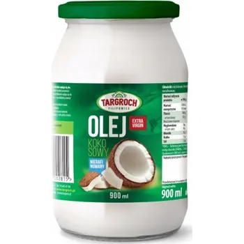 Rostlinný olej Kokosový olej nerafinovaný Targroch 900 ml