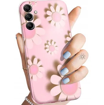 Pouzdro na mobilní telefon Zadní Kryt Hello Case pro Samsung Galaxy A14 5G růžový