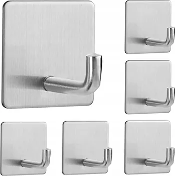 Věšák Věšák kovový háček samolepicí 42x42mm