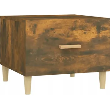 Konferenční stolek Konferenční stolek dřevěný 50x50 cm, kouřový dub