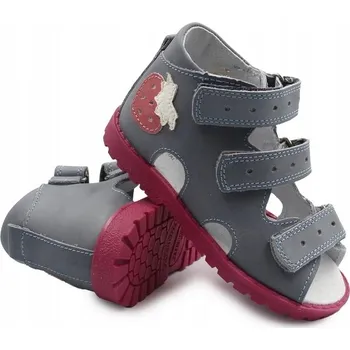 Dívčí sandály Přezůvky do školy, dívčí sandály s jahodou kornecki, velikost 30