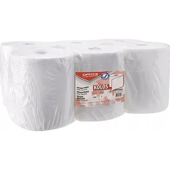 Papírový ručník Papírové ručníky Office Products 500 útržků, 6 ks