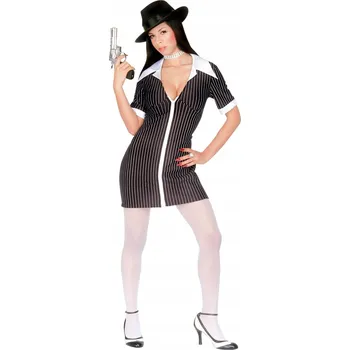 Karnevalový kostým Kostým Žena gangsterka M šaty dívka