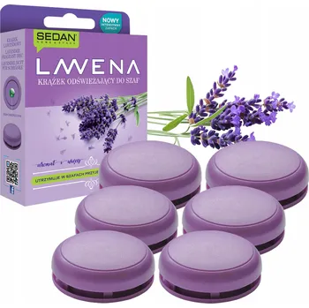 Osvěžovač vzduchu Gelový osvěžovač vzduchu Sedan levandulový do skříní, bez alkoholu