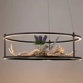 Paul Neuhaus LED závěsné světlo Contura, černé, Ø 50 cm černá 2 x 15 W LED - Doprava zdarma