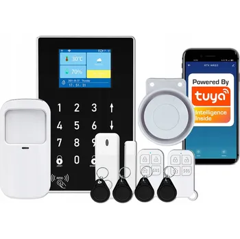 Zabezpečení domácnosti RTX Bezdrátový alarm s LCD displejem TUYA WIFI