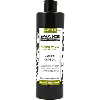 Mýdlo Černé olivové mýdlo v tekuté formě do koupele i sprchy 400ml Beaute Marrakech
