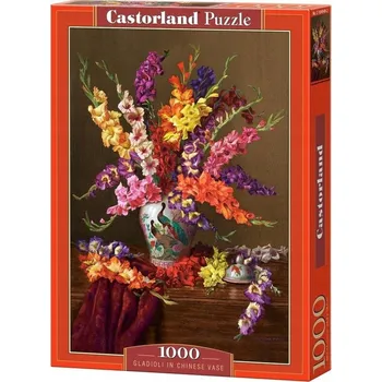 Puzzle Puzzle Castorland Gladioli v čínské váze 1000 dílků.