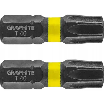 Bit Rázové bity TX40 x 25 mm 2 ks GRAPHITE 56H517