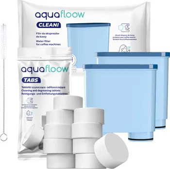 Filtr do kávovaru 2x vodní filtr pro kávovary Philips Saeco + čisticí tablety + kartáček