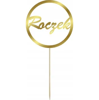 Obraz Zlatá na dort Topper