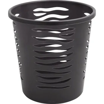 Odpadkový koš Plastový odpadkový koš BRANQ ZEBRA šedý 10 l