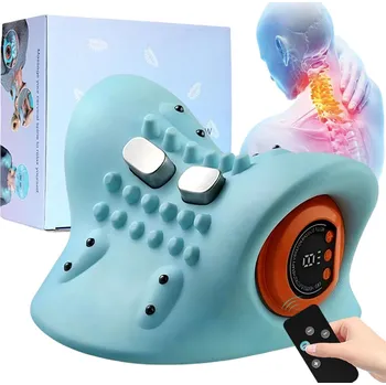 Masážní přístroj MASÁŽNÍ POLŠTÁŘ NA KRK EMS S FUNKCÍ VYHŘÍVÁNÍ, 3 ÚROVNĚ TEPLOTY, RELAXACE