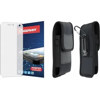 Pouzdro na mobilní telefon Hybridní Sklo pro Hammer ENERGY - 5" + POUZDRO na opasek