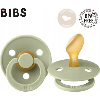 Anatomický Dudlík Bibs , ortodontický gumový, 6 měsíců +