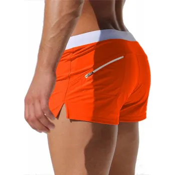 Dámské plavky PLAVKY PLAVKOVÉ ŠORTKY BOXERKY ORANŽOVÉ - L